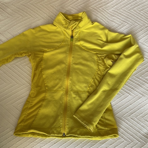 Lululemon yellow zip-up - Picture 2 of 5
